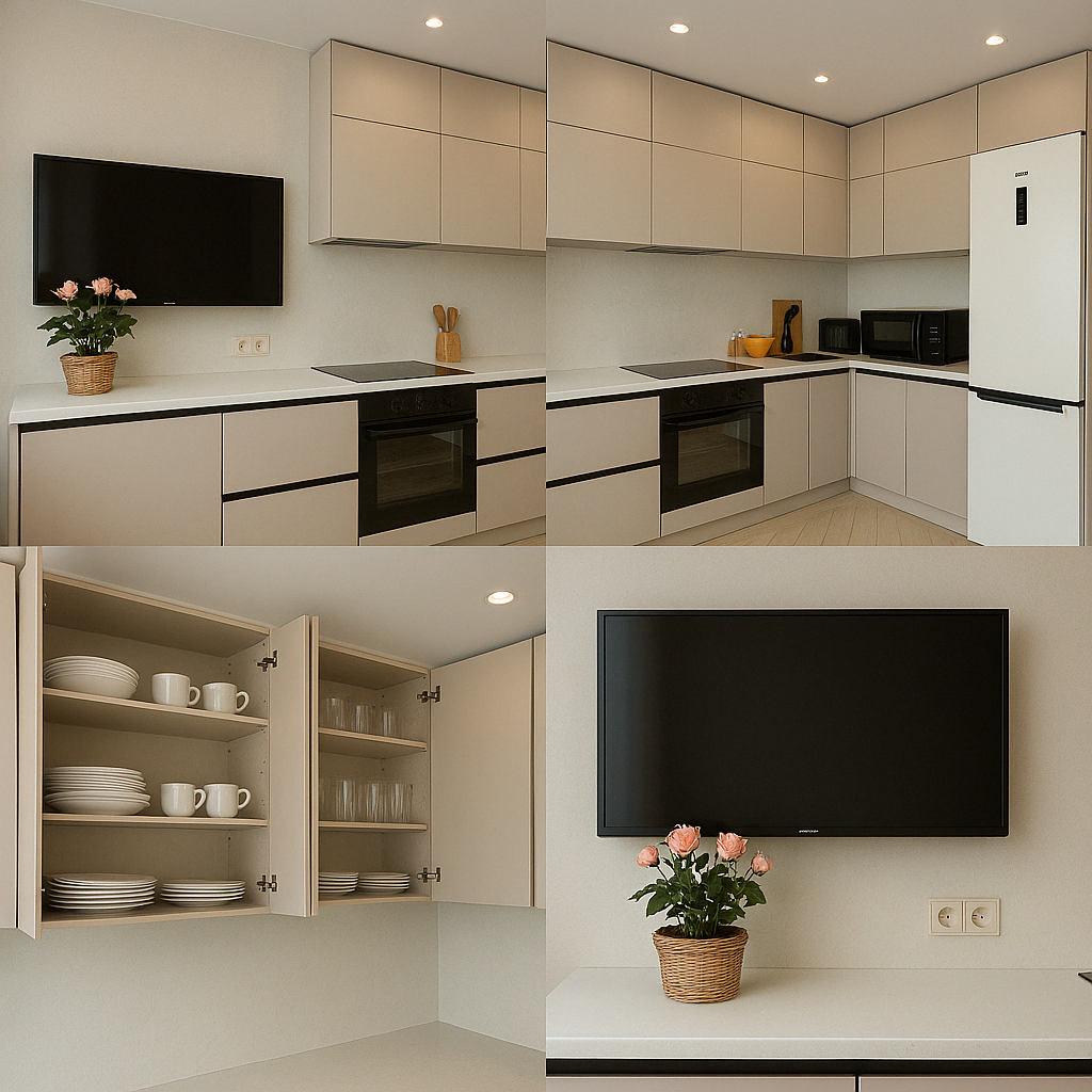 Кухня угловая минимализм — Кашемир